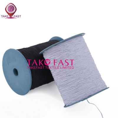 China Wholesale High Quality High Elasticity Coated Yarn Rubber Double Coated Polyester Yarn For Elastic Knitting 32# 37# 42# for sale