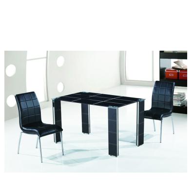 China china modern kitchen furniture tempered glass dining table for 4 dining table set italian for sale