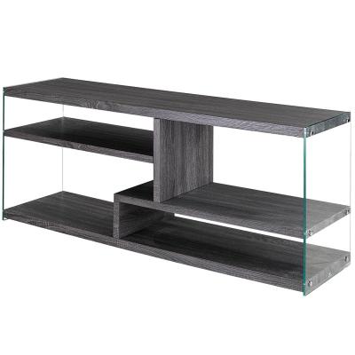 China wholesale grey corner tv stand/types of wooden tv stand for sale