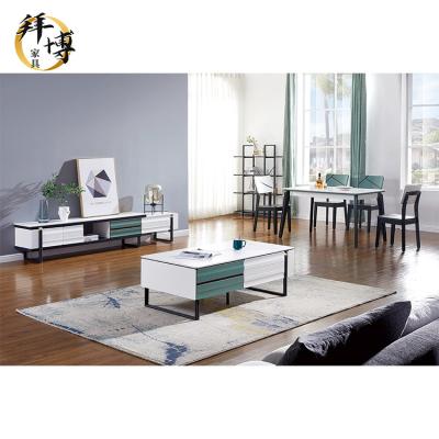 China living room furniture wooden modern tv stand pictures, MDF modern TV stand cabinet dining table set italian Te koop