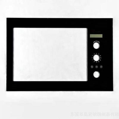 China Dimension Shape Custom Screen Display Glass Panel Printed Toughened for sale