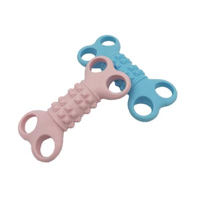 China Dente de ossos de borracha de silicone Anti mordida Mastigar brinquedo Cachorrinho Dentes de treinamento à venda