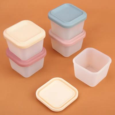 China Leak-Proof Silicone Lunch Box Packaging Food Container School Bento Lunch Box For Children for sale