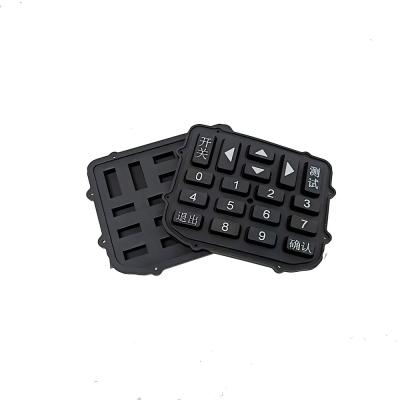 China Customisierte Silikon-Gummi-Tastatur mit gedruckten Tasten, Fernbedienung zu verkaufen