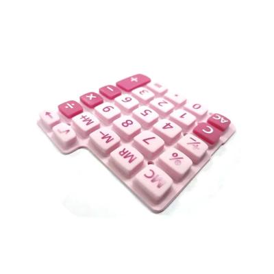 China OEM Silicone Rubber Remote Control Keyboard With Conductive Rubber Silicone Keys for sale