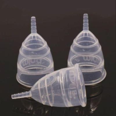 Cina 20 riutilizzabili alla gomma di silicone medica della tazza mestruale 30ml in vendita