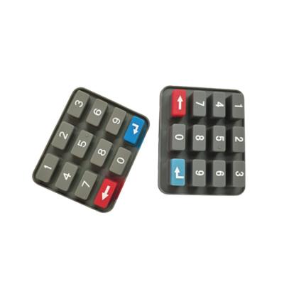 China OEM que envejece el teclado resistente de la goma de silicona para teledirigido en venta