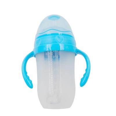 China OEM Food Grade Silicone Baby Feeding Bottle With No Carcinogenic Nitrosamine for sale