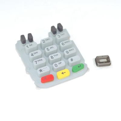 Chine Clavier de machine de position en caoutchouc de silicone pour Verifone à vendre