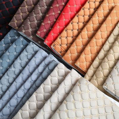 China Hot Selling Anti-static Quilted Fabric Embroidery Material Roll For Car Seat Cover for sale