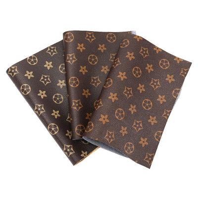 China Waterproof Custom PU Faux Leather PVC Fabric Printing For Home Decor for sale