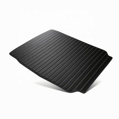 China Customized All Weather Anti-Slip / Water Proof Embroidery 3D 5D Leather Trunk Car Mats for sale