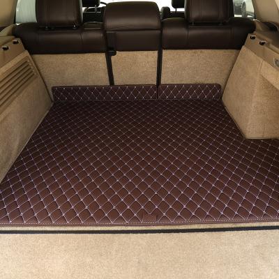 China Non Slip / Water Proof Customized Single Leather Car PU PVC Pet Dog Floor Mat Customized for sale