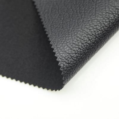 China Waterproof PVC Leather Fabric Roll For Sofa Leather Material And Upholstery Faux Leather for sale