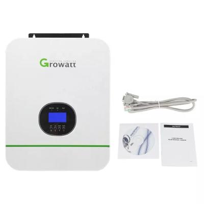 China Solar Power System Home Growatt SPF 3000TL LVM 3KW 3KVA 24V 48V MPPT Off Grid Solar Power Inverter for sale