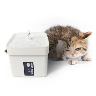 China Smart Drinking Pet Cat Water Dispenser Automatic Smart Infrared Sensor Water Fountain for sale