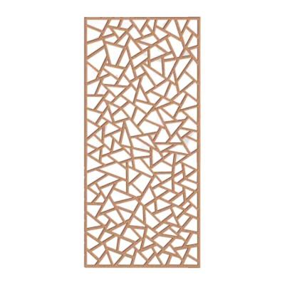 China Minimalist Art Privacy Metal Screen Laser Printing Screen Stainless Steel Screen for sale