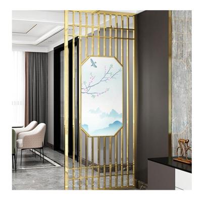 China Custom Minimalist Laser Cut Decorative Metal Privacy Screen Panel Stainless Steel Outdoor Screening Screen for sale