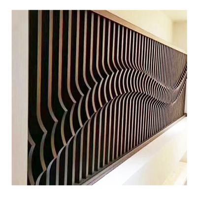 China Minimalist Laser Cut Screen Metal Panel Sever Surface Wrought Iron Screening Stainless Steel Screen for sale