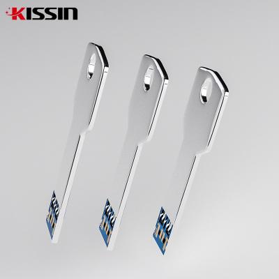 China Kissin Factory Outlet Memory 16GB 32GB Pendrive 64GB USB Flash Drive Metal Silver Pendrive for sale