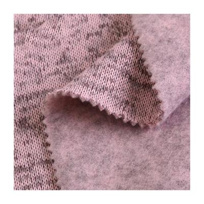 China Memory 100% Polyester Knitted Hacci Fleece Fabric for sale