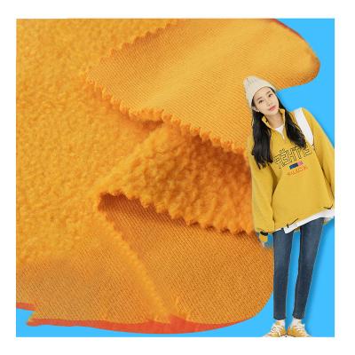 China Antistatic Netting 65/35 Cotton Polyester Cvc Fleece Fabric For Winter Coat for sale