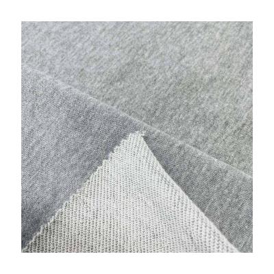 China Customization Anti-static Heavy Hoodies Cotton CVC Material Knitting Polyester Terry Fabrics For Sweatshirts French for sale