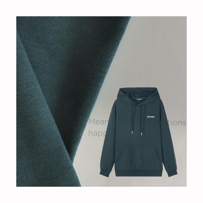 China Breathable And Comfortable Eco-friendly Fabric French Terry Cvc Knitted Hoodie Fabric Anti-Static for sale