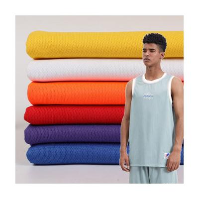 China Hot Selling Memory Cheap Price Polyester Bird's Eye Mesh Knitted Fabric For Sportswear Fabric for sale