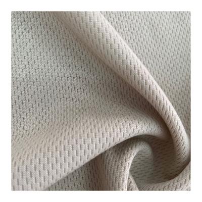 China Anti-Static Fabric Supplier Soft Polyester Bird Eyes Mesh Eyelet Mesh Dry-fit Function Micro Knit Fabric For Sports Wear for sale