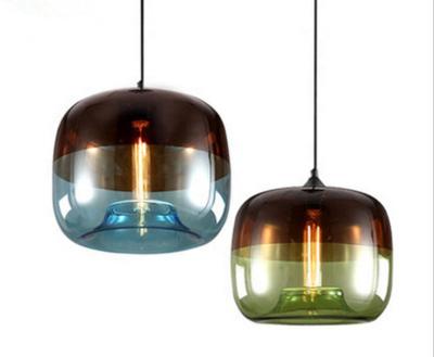 China Nordic Modern Glass Pendant Light Home Decor Indoor Lighting Shade Pendant Lamp Indoor Lighting Glass Hanging Light For Bedroom for sale