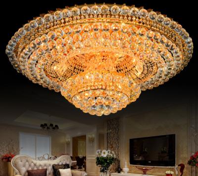 China Modern Decorative Indoor Lighting Nordic High Quality Modern Crystal Led Flush Ceiling Crystal Lamp Pendant Ceiling Light Lamp for sale