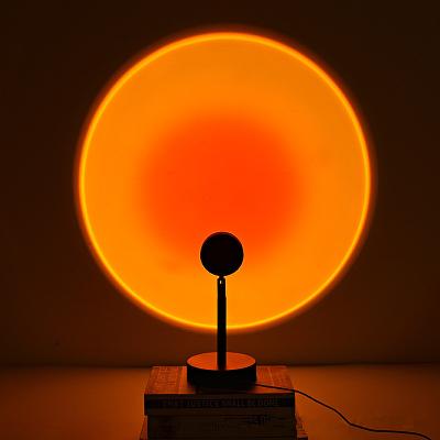 China Modern Living Lamp Projection Sunset Atmosphere Lamp Small Coastline Night Light Floor Lamp for sale