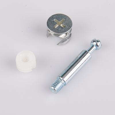 China Modern Furniture Hardware Fasteners For Cabin Lock Mini Fix Cam And Dowel Trims for sale