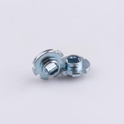 China 2021 General Industry High Quality Zinc Plate Stamping Parts Special Knurling Nuts for sale