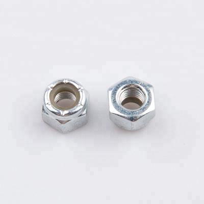 China General Current Industry Din985 Hex Nuts Thin Nylon Hex Lock Nuts Torque Type With Non Metallic Insert for sale