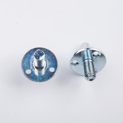 China Galvanized Round OEM Carbon Steel Machine Wire Round Base Tee Nut Screw For Bed for sale