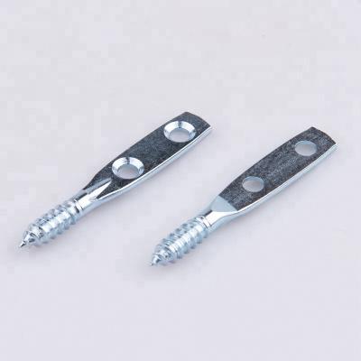 China Customized Stainless Steel Carbon Steel Galvanized Two Hole Furniture Eye Screw for sale