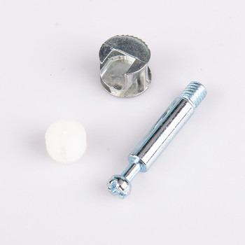 China Quick Connecting Pan Lock Fastener Carbon Steel Cabinet Cam Lock Bolt Assembly Finger for sale