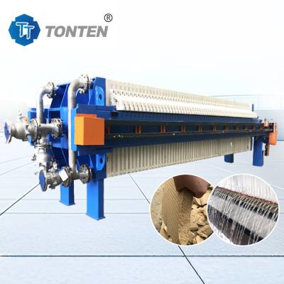 China Plaat Frame Mud Press Machine Belt Press Voor slib ontwatering afvalwater behandeling Te koop