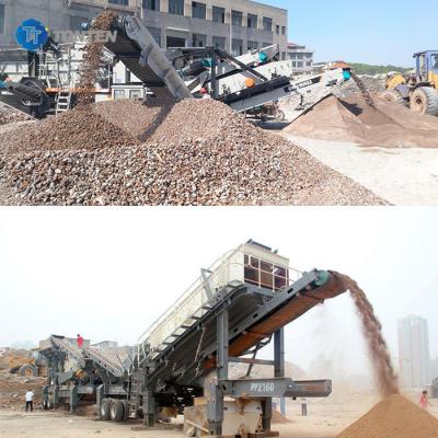 China Concrete Construction Waste Quarry Stone Crushing Machine Mobile Crusher Plant for sale