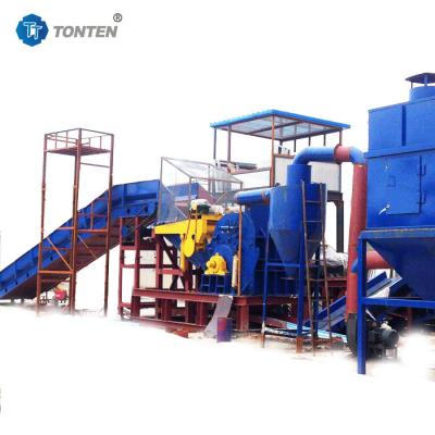 China Industrial Scrap Metal Recycling Machine Production Line Iron Aluminum Cans for sale