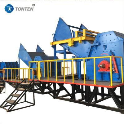 China Custom Industrial Scrap Metal Shredder Steel Crushing Machine Recycling Line for sale