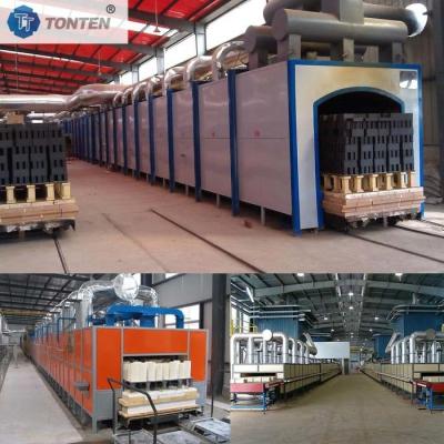 China Tunnel Kiln Sludge Drying Push Plate Furnace Push Plate Tunnel Kiln for sale