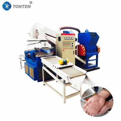 China Copper Rice Wire Separator Granulator Machine Cable Wire Recycling Line for sale