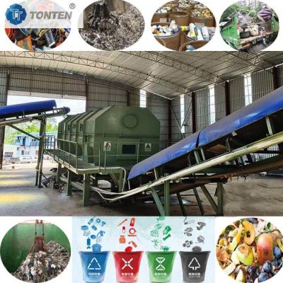 China Domestic Garbage Sorting Line Kitchen Waste Glass Recycling Sorting for sale