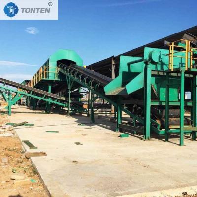 China Municipal Solid Waste Recycling Plant Domestic Garbage Sorting Line for sale