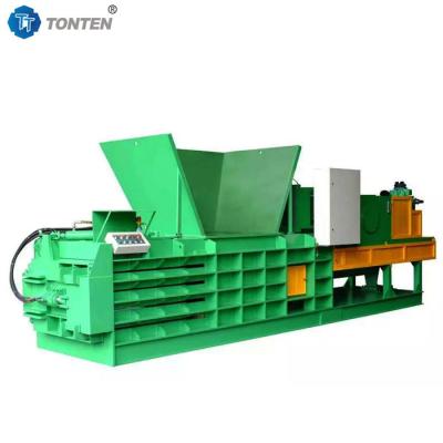 China Horizontale metalen hydraulische baler baling pers kledingmachine Te koop