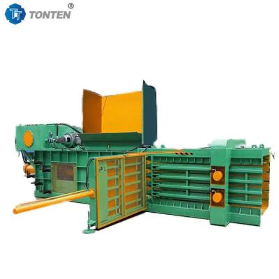 China Straw Wool Automatic Hydraulic Baler Horizontal Baler Machine for sale