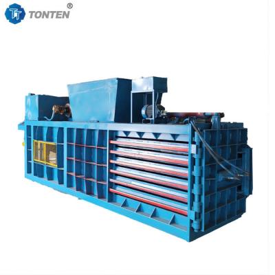 China Horizontale Hydraulische Plastic Baling Machine Schroot Baler comprimeren Automatisch Te koop